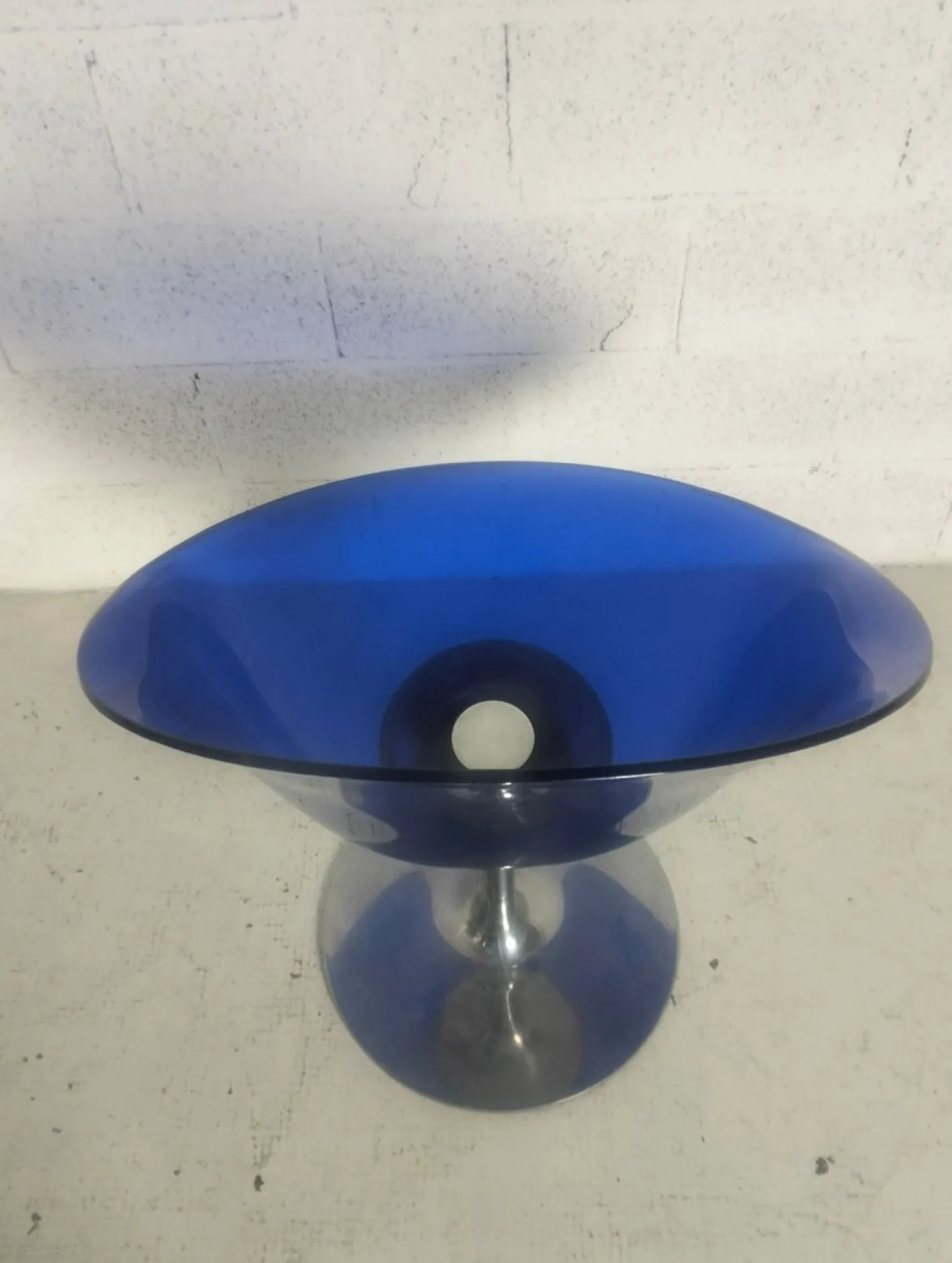 Blauer Eros Drehstuhl von Philippe Starck für Kartell, 1990er