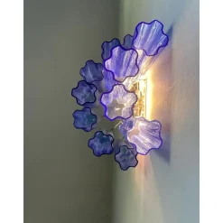 Blaue Tronchi Wandleuchte von Simoeng