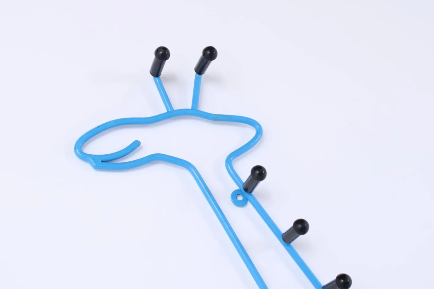 Blaue Vintage Kindergarderobe aus Eisen von Ikea, 1990er