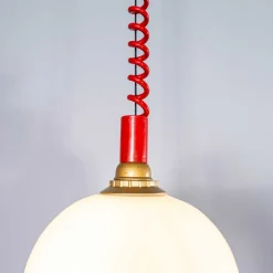 Bobble Hat Lampe aus Opalglas, 1960er