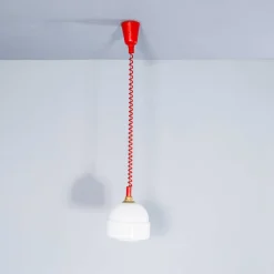 Bobble Hat Lampe aus Opalglas, 1960er