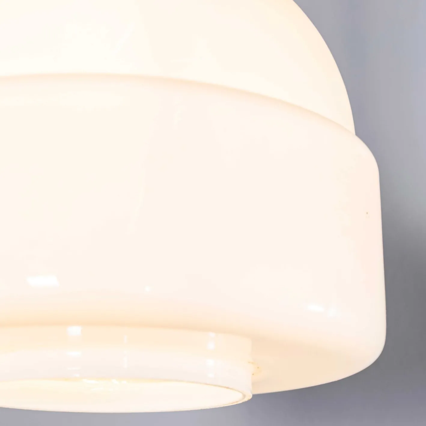 Bobble Hat Lampe aus Opalglas, 1960er