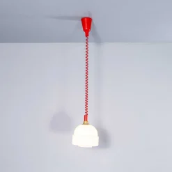 Bobble Hat Lampe aus Opalglas, 1960er
