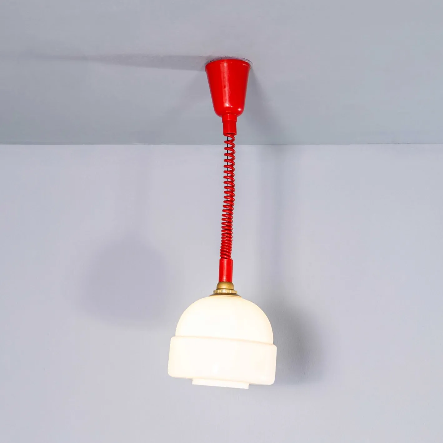 Bobble Hat Lampe aus Opalglas, 1960er