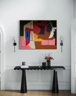 Bodasca, Abstract Geometric Forms Nr. 7, 2026, Acryl auf Leinwand
