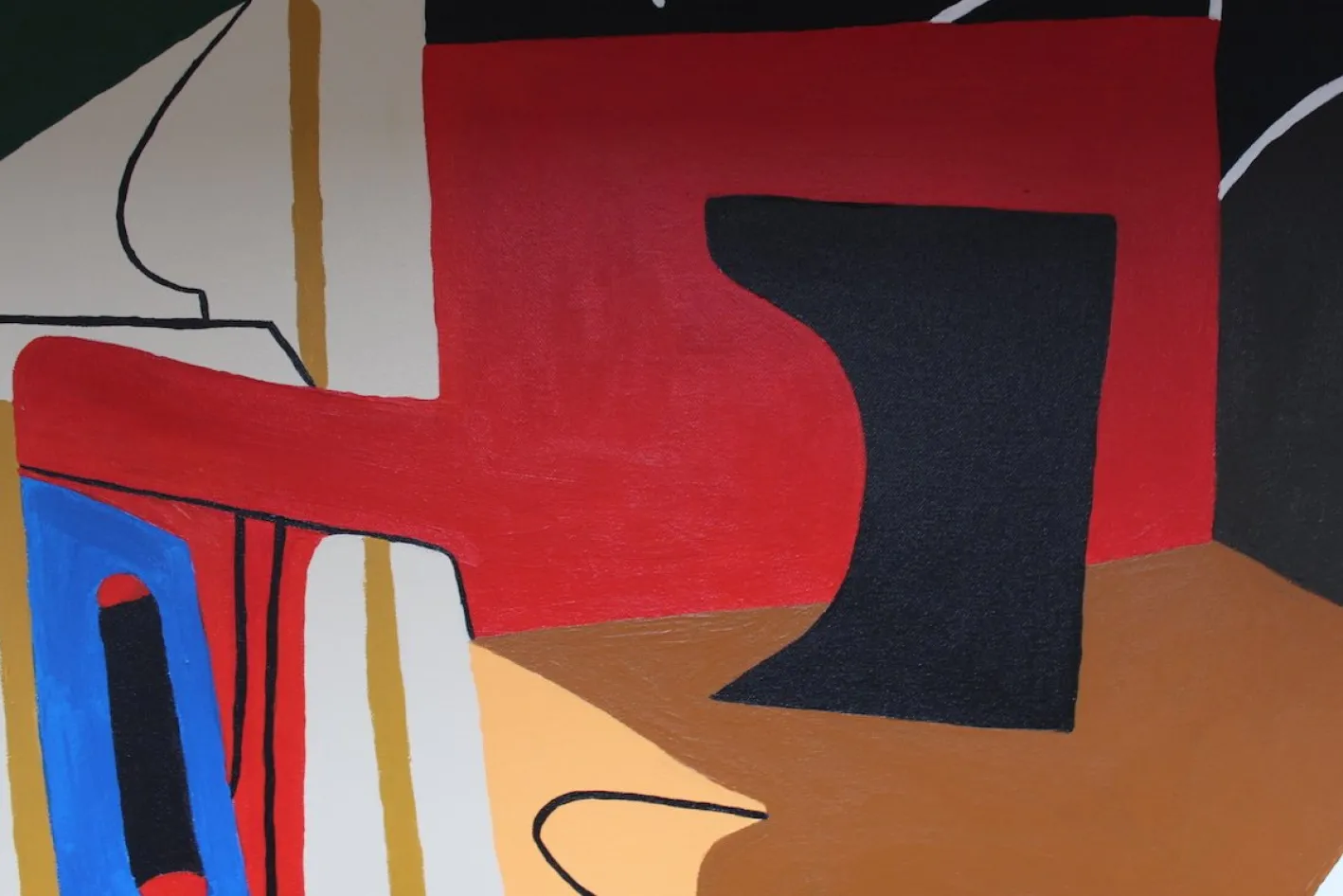 Bodasca, Abstract Geometric Forms Nr. 7, 2026, Acryl auf Leinwand