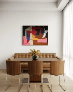Bodasca, Abstract Geometric Forms Nr. 7, 2026, Acryl auf Leinwand