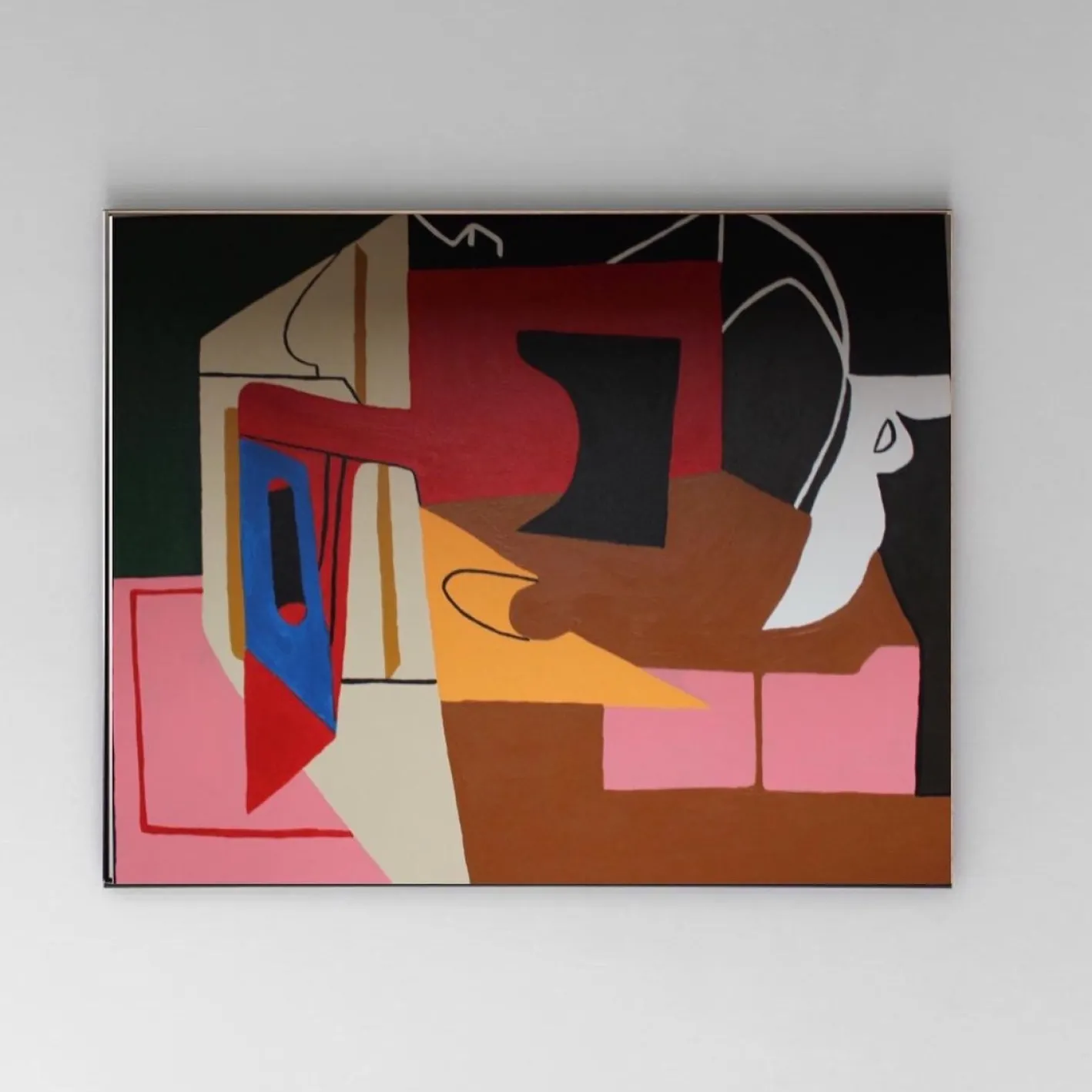 Bodasca, Abstract Geometric Forms Nr. 7, 2026, Acryl auf Leinwand