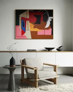 Bodasca, Abstract Geometric Forms Nr. 7, 2026, Acryl auf Leinwand
