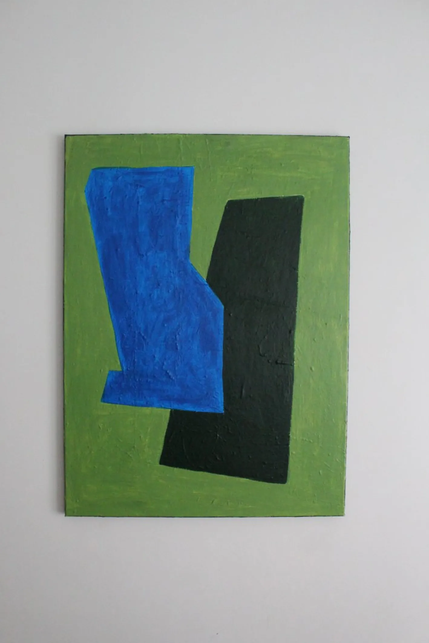 Bodasca, Blaugrün, 2025, Leinwand