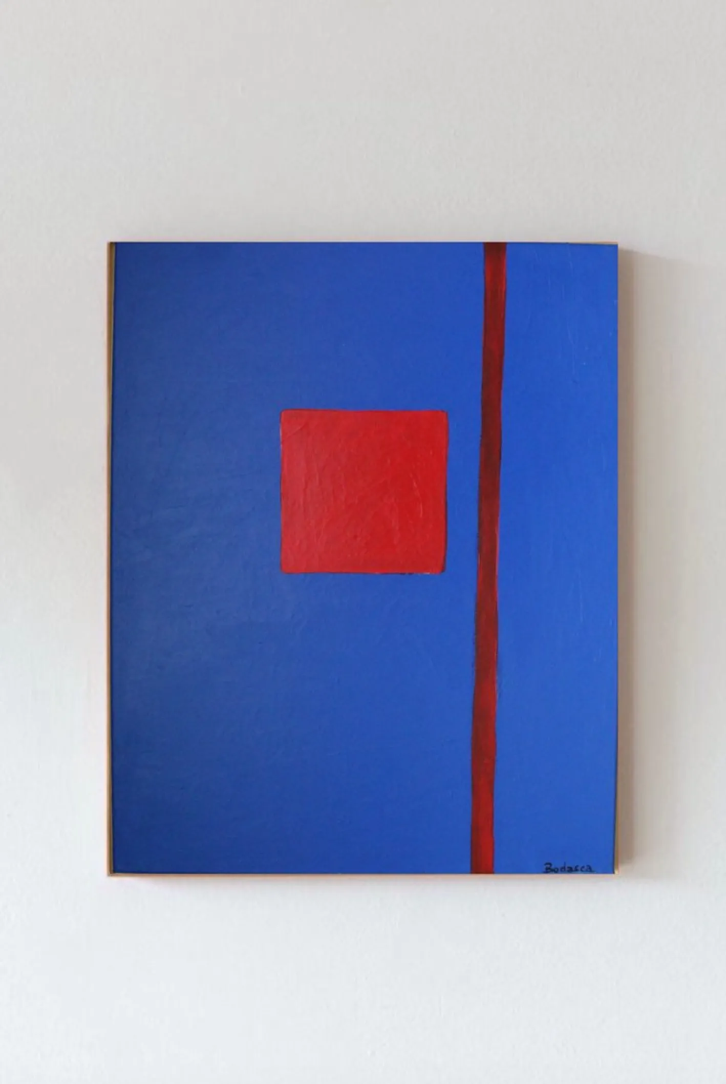 Bodasca, That Blue Abstract, 2026, Acryl auf Leinwand