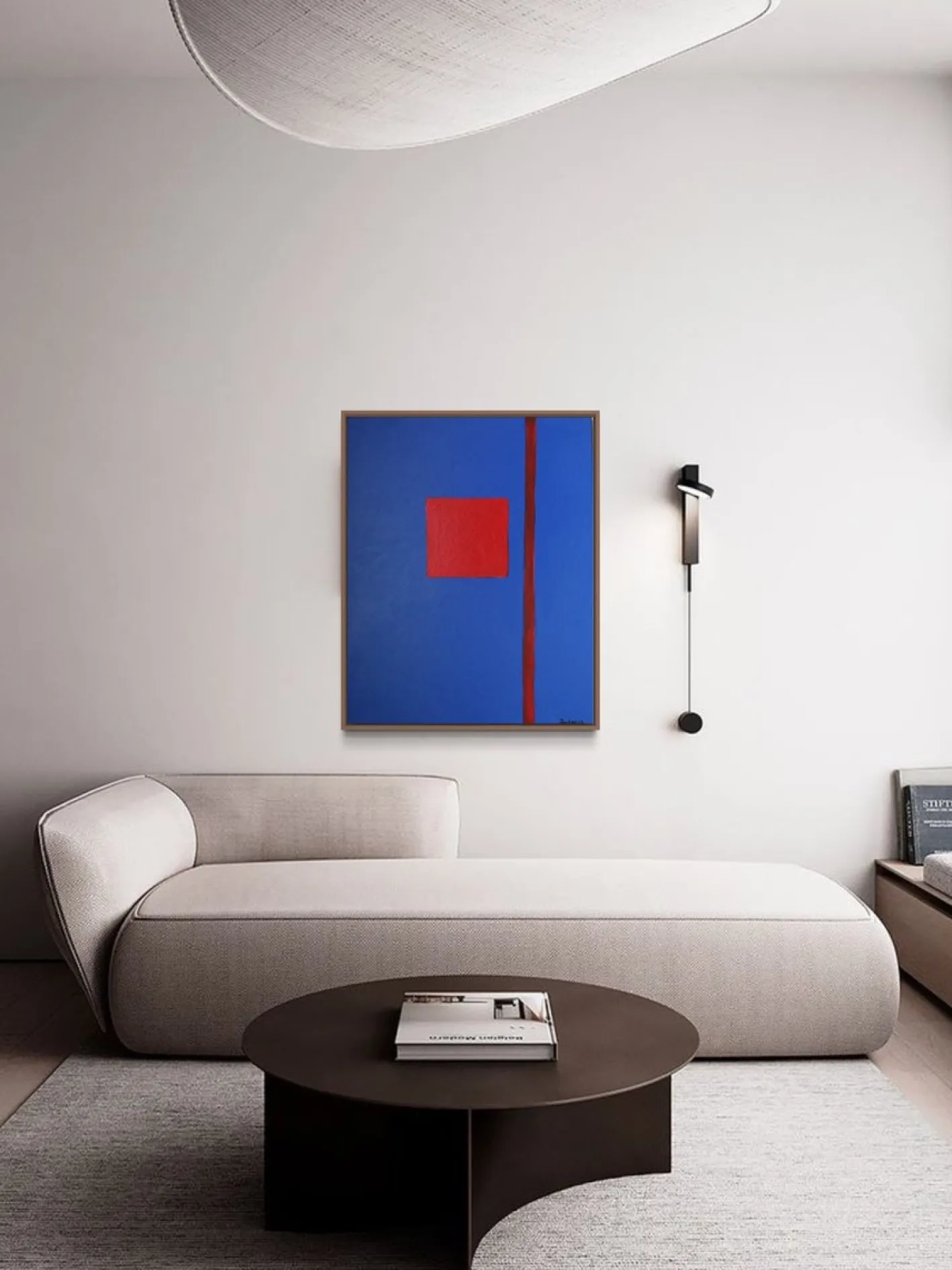 Bodasca, That Blue Abstract, 2026, Acryl auf Leinwand