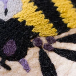 Bombroo Teppich mit violettem Muster von Klaus Haapaniemi für Tikau