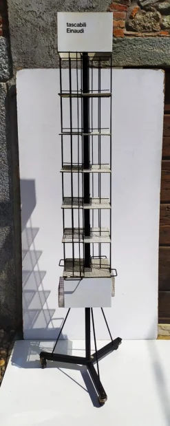 Book Display Stand by Bruno Munari for Robots, Milan, 1960s
