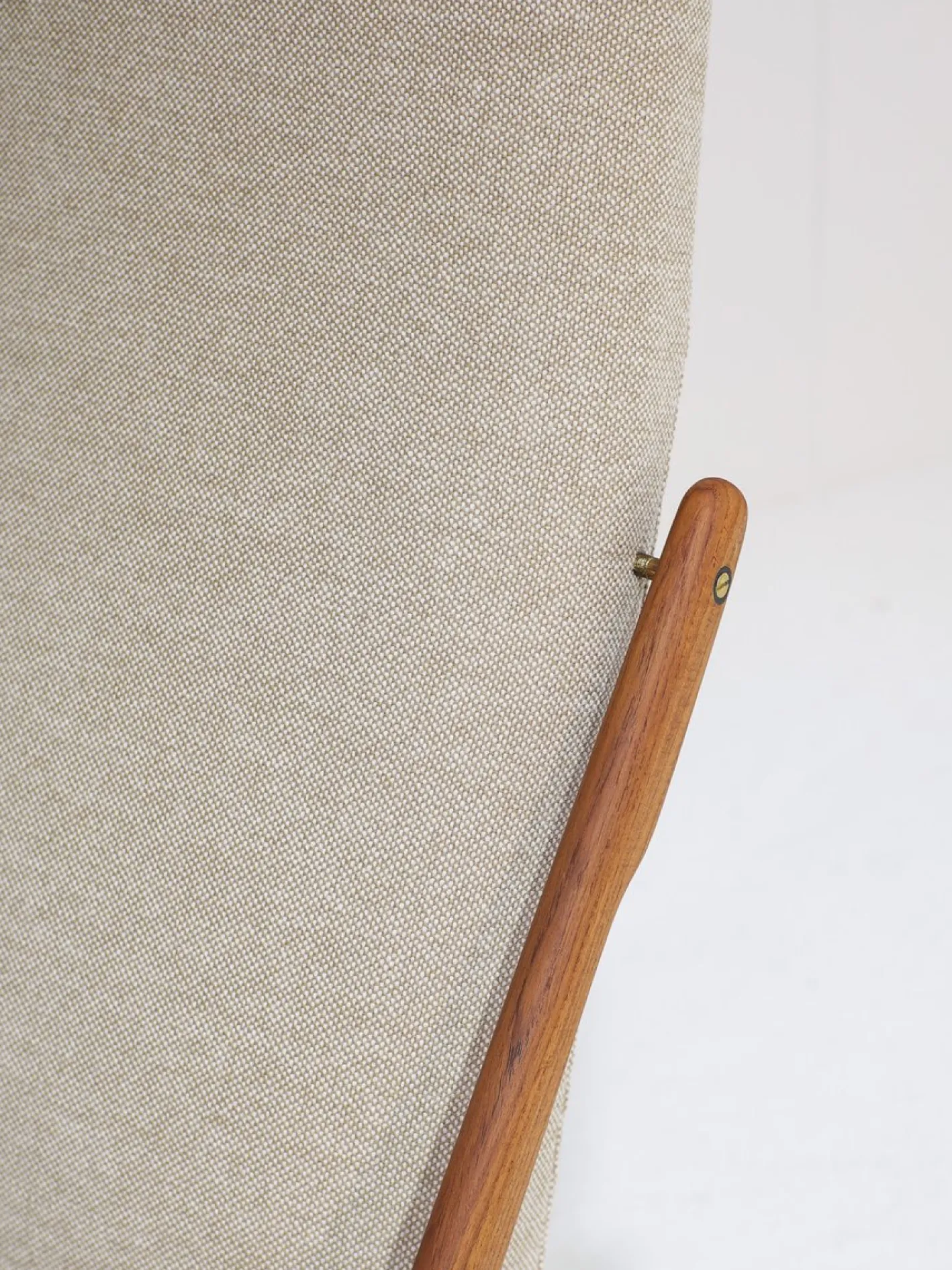 Boomerang Schaukelstuhl aus Teak, 1960er