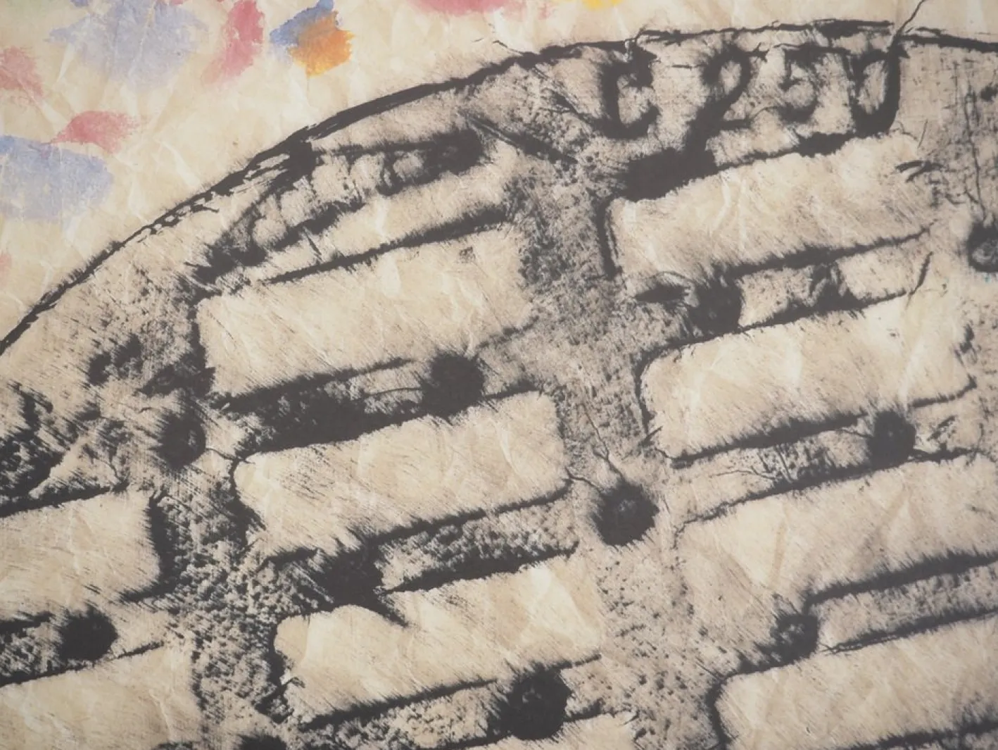Bouches et Grilles Poster nach Pierre Alechinsky