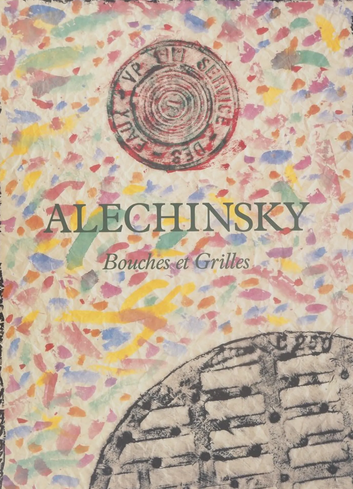 Bouches et Grilles Poster nach Pierre Alechinsky