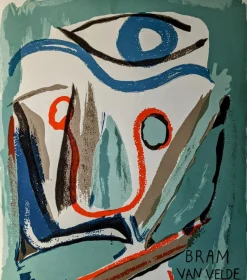 Bram Van Velde, Abstraktion, Original Lithographie, 1952