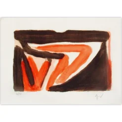 Bram Van Velde, MP 399 Echo, 1981, Lithographie