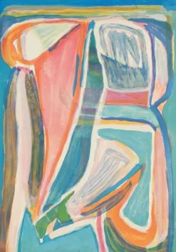 Bram Van Velde, MP 340, 1979, Lithographie