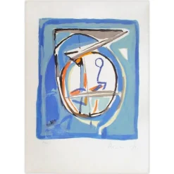 Bram Van Velde, MP 181, 1975, Lithographie