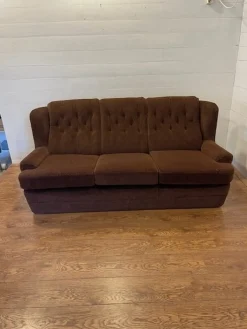 Braune Vintage Sitzmodule, 1970er, 3er Set