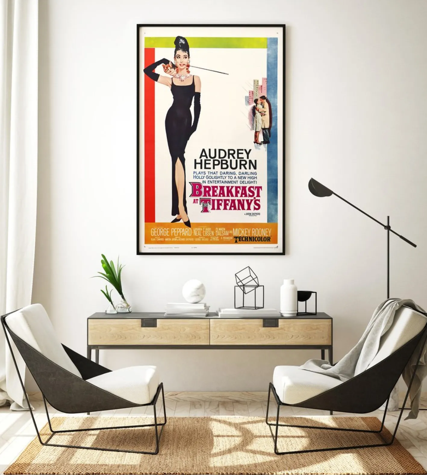 "Breakfast at Tiffany's" Original Vintage US One Sheet Movie Poster, 1961