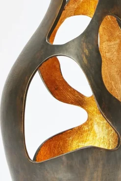 Bronze Gold Leaf Vasen von Reda Amalou Design, 2er Set