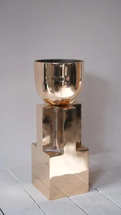 Bronzene Kelchschale von Arno Declercq