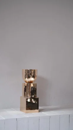 Bronzene Kelchschale von Arno Declercq