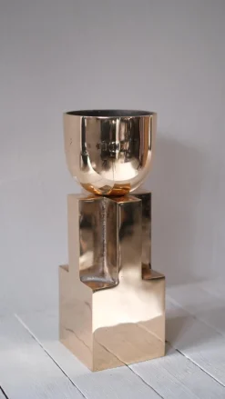 Bronzene Kelchschale von Arno Declercq