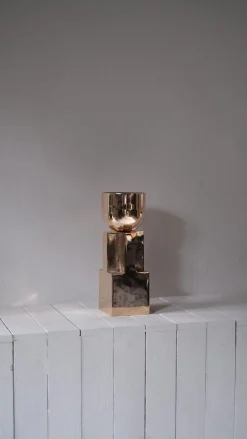 Bronzene Kelchschale von Arno Declercq