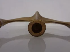 Brutalist Austrian Bronze Candleholder, 1960s