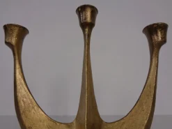 Brutalist Austrian Bronze Candleholder, 1960s