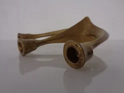 Brutalist Austrian Bronze Candleholder, 1960s