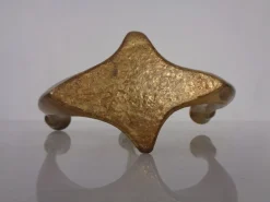 Brutalist Austrian Bronze Candleholder, 1960s