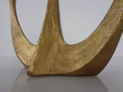Brutalist Austrian Bronze Candleholder, 1960s
