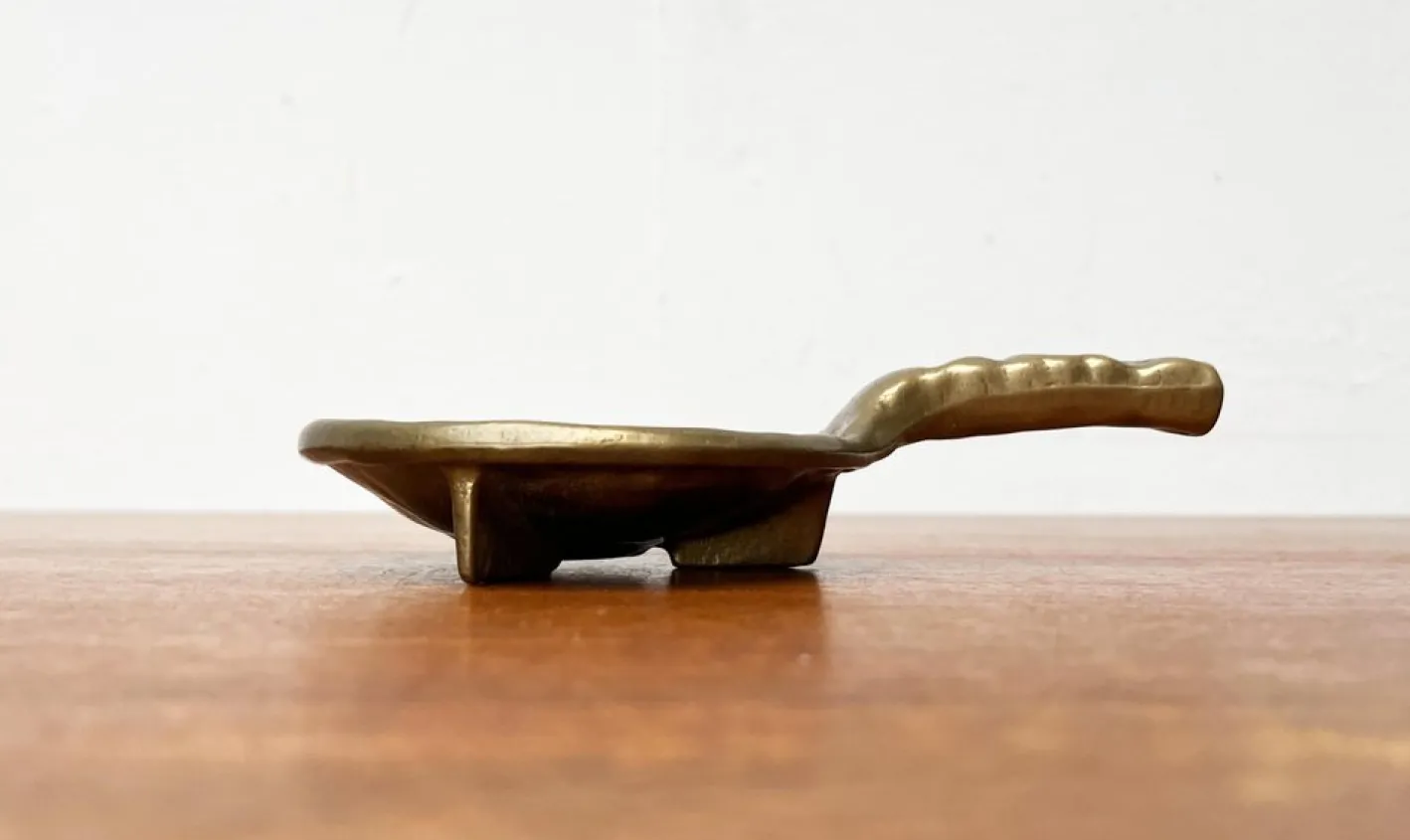 Brutalistischer Kerzenhalter aus Bronze, 1970er