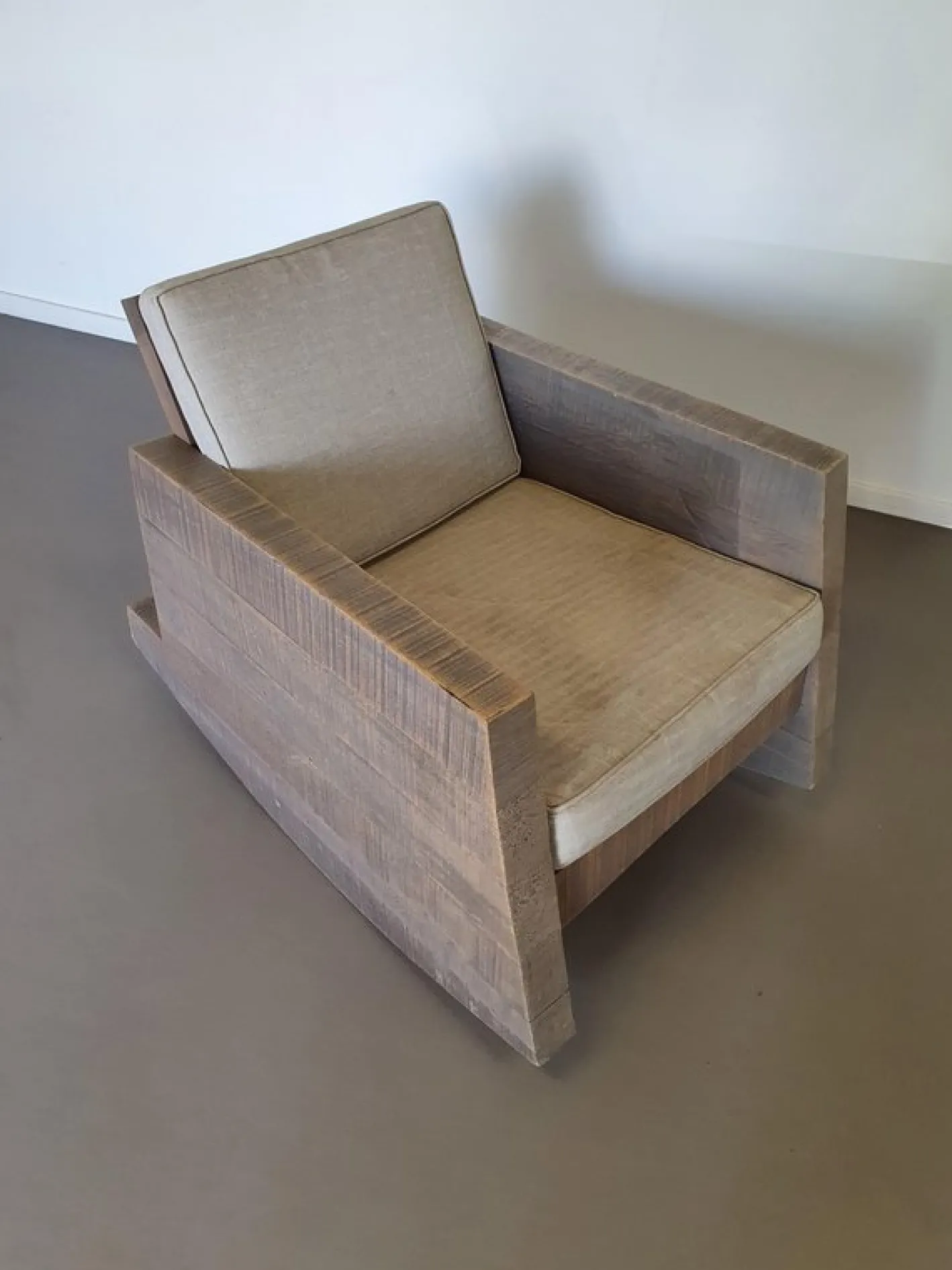 Brutalistischer Schaukelstuhl, Bakersfield, 1980er