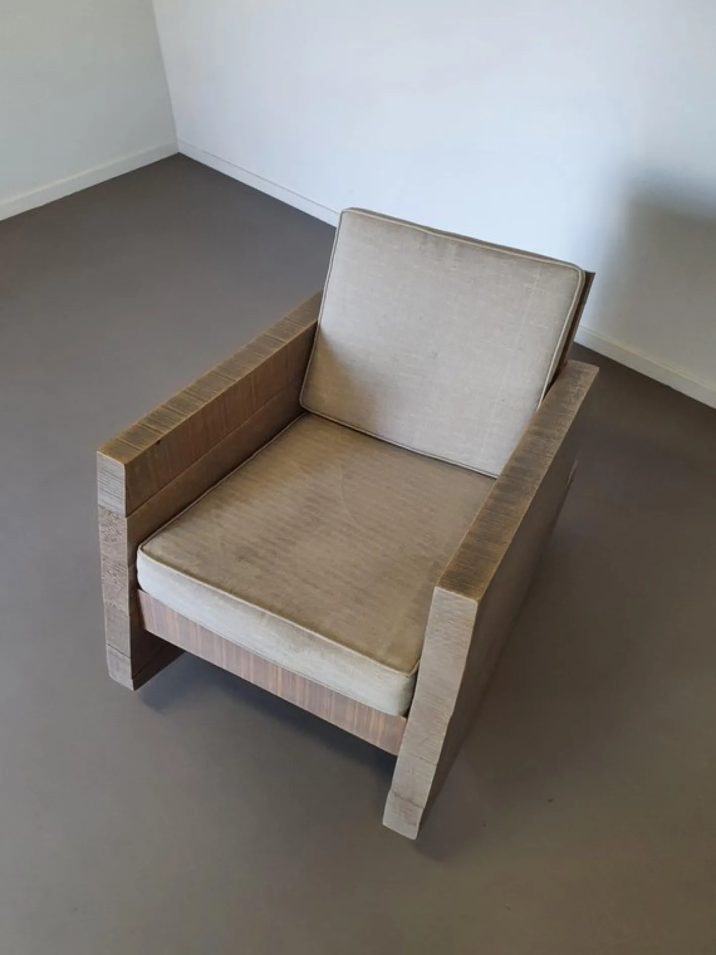 Brutalistischer Schaukelstuhl, Bakersfield, 1980er