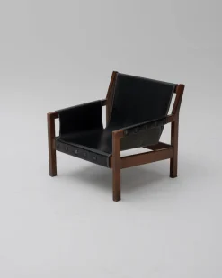 Brutalistisches kastilisches Sofa & Sessel, 1960er, 3er Set