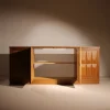 Brutalistisches Sideboard aus Eiche von Gerhard Bartels, 1970er