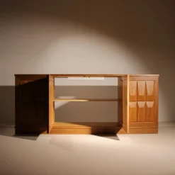 Brutalistisches Sideboard aus Eiche von Gerhard Bartels, 1970er