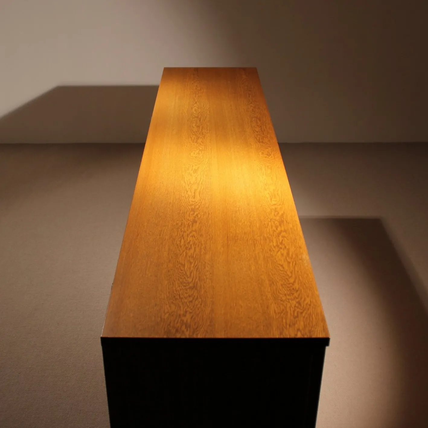 Brutalistisches Sideboard aus Eiche von Gerhard Bartels, 1970er