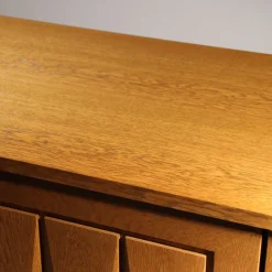 Brutalistisches Sideboard aus Eiche von Gerhard Bartels, 1970er