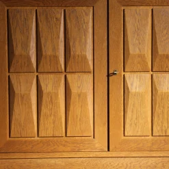 Brutalistisches Sideboard aus Eiche von Gerhard Bartels, 1970er