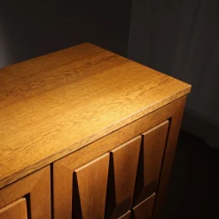 Brutalistisches Sideboard aus Eiche von Gerhard Bartels, 1970er