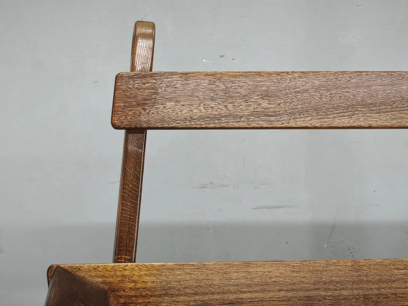 Brutalistisches tschechoslowakisches 3-Sitzer Sofa aus Eiche & Bouclé, 1970er