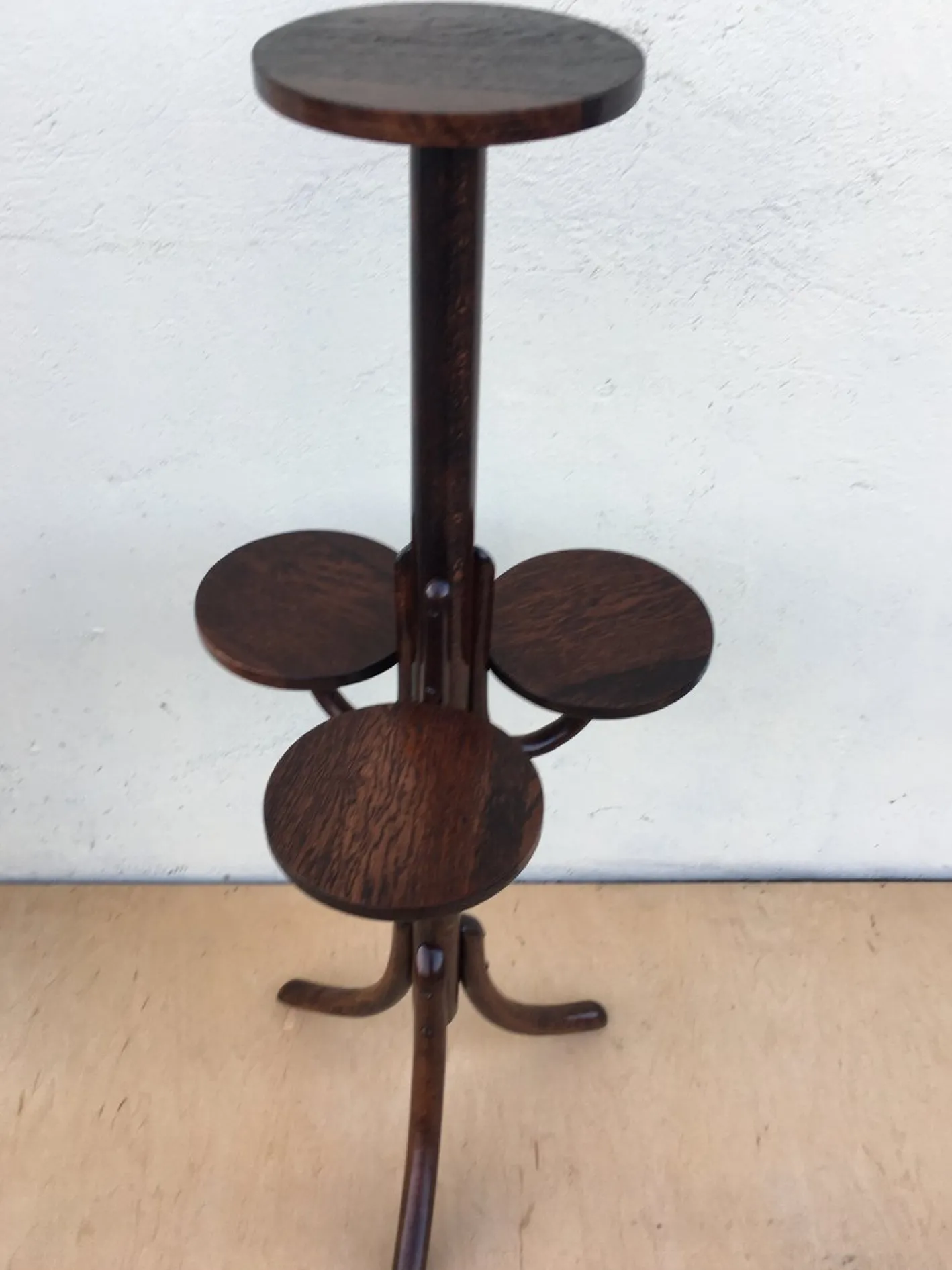 Bugholz Blumenbeet von Thonet, 1940er