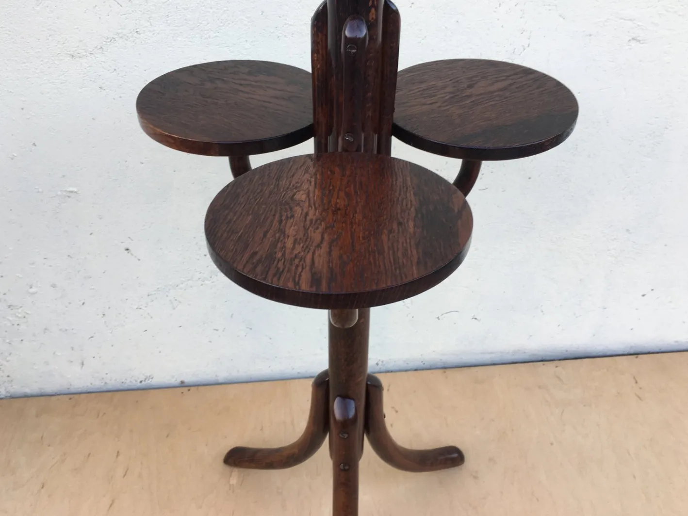 Bugholz Blumenbeet von Thonet, 1940er